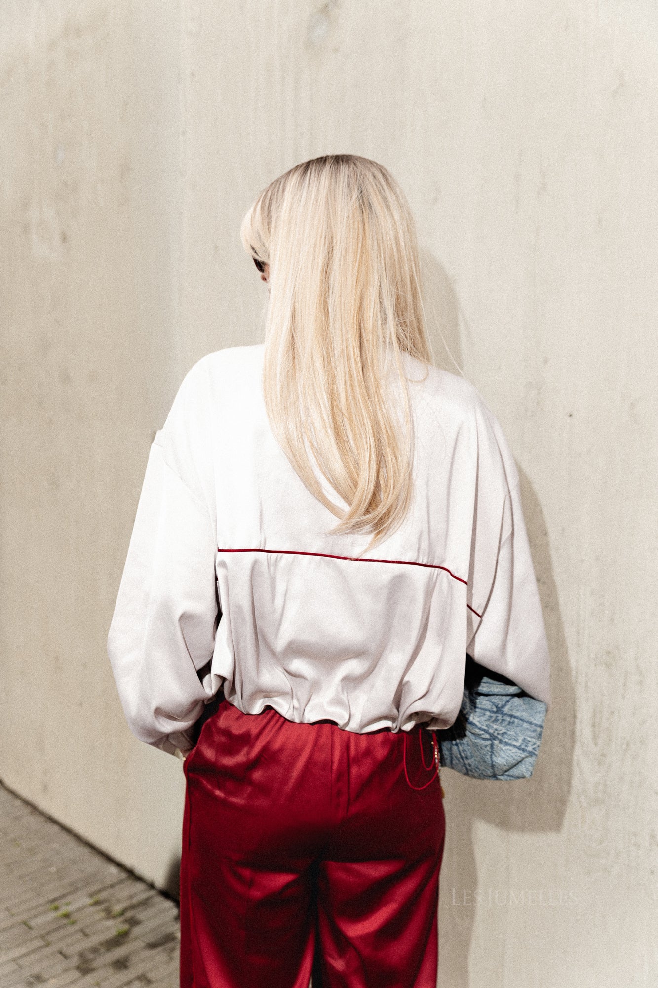 BXGRicky track jacket whitecap gray