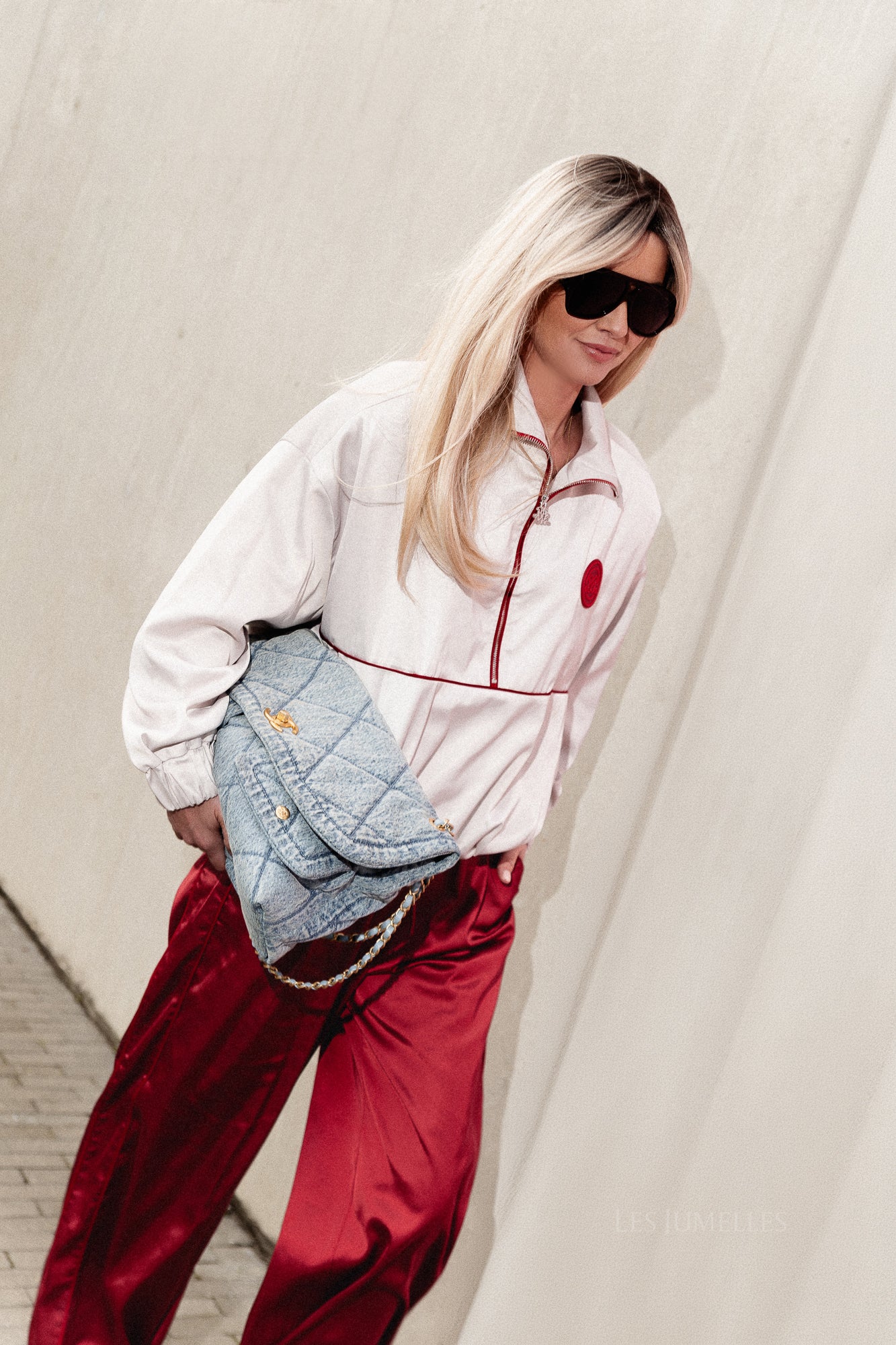 BXGRicky track jacket whitecap gray