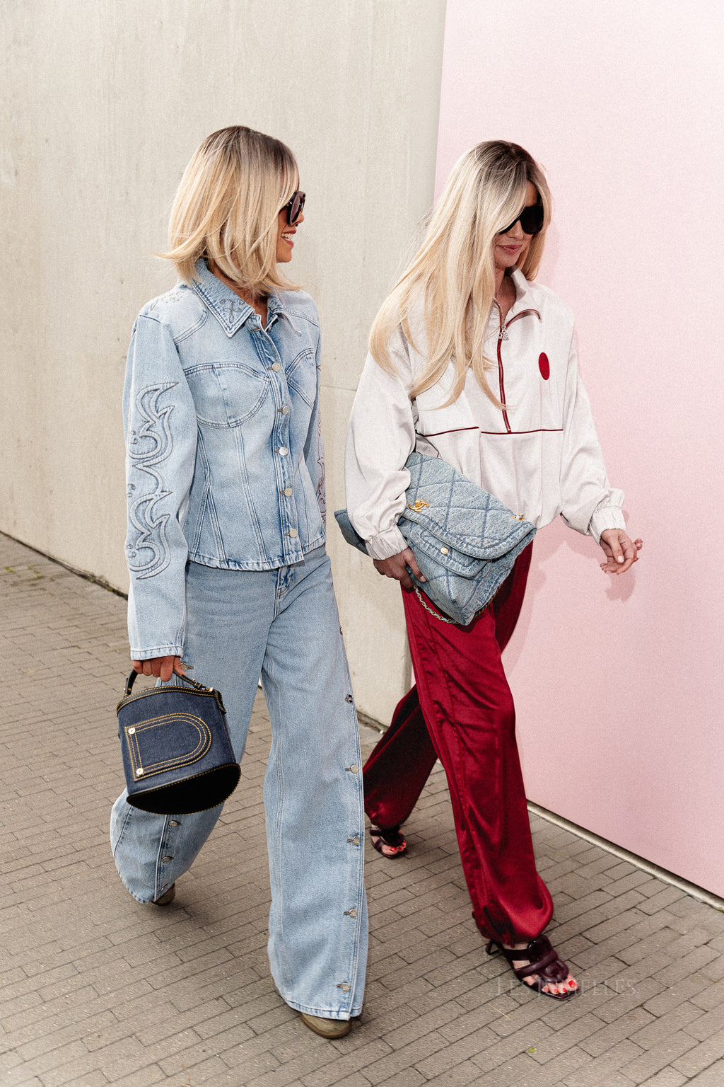 BXGStacie jacket vintage blue denim