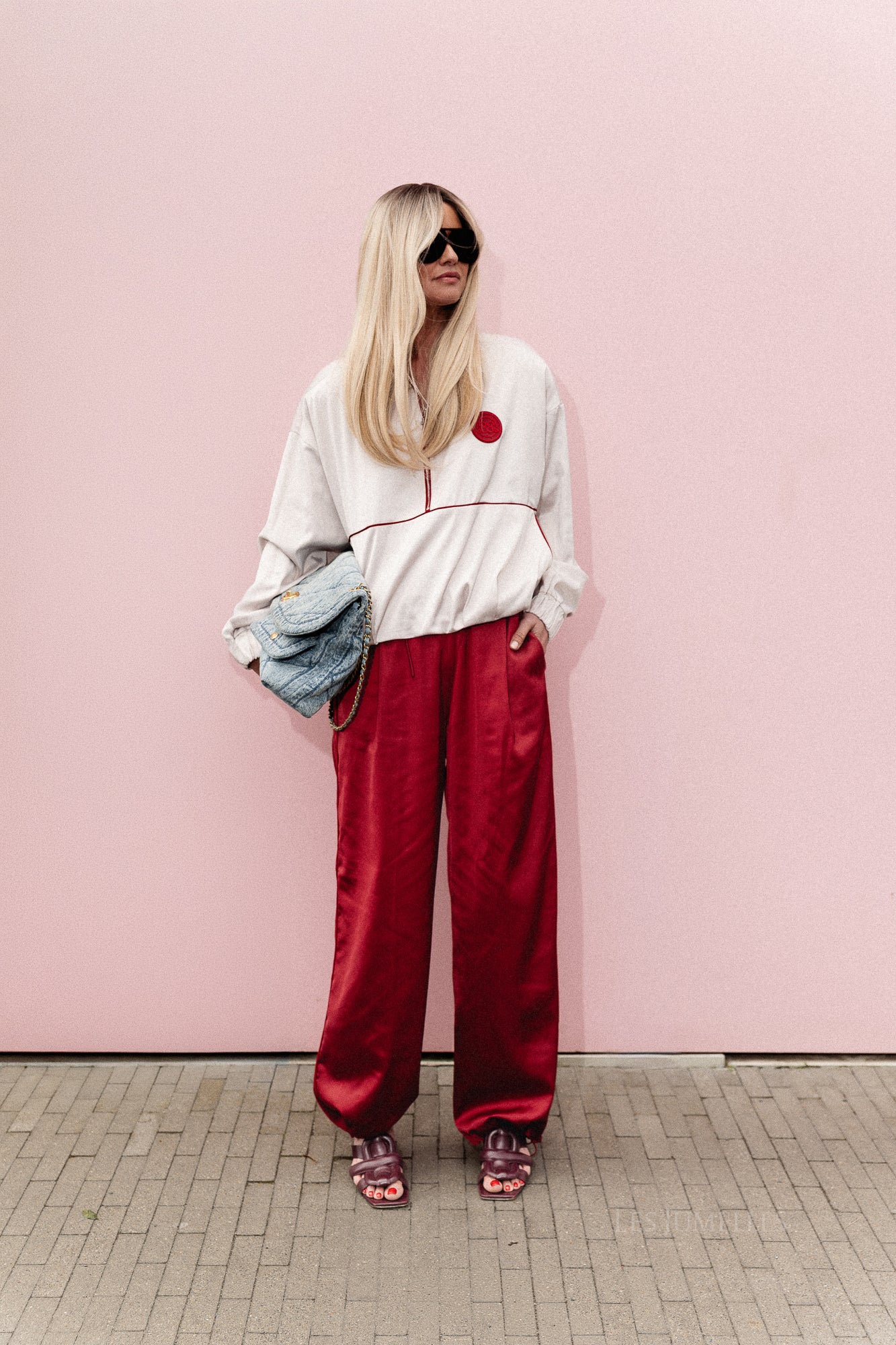 BXGRicky track jacket whitecap gray