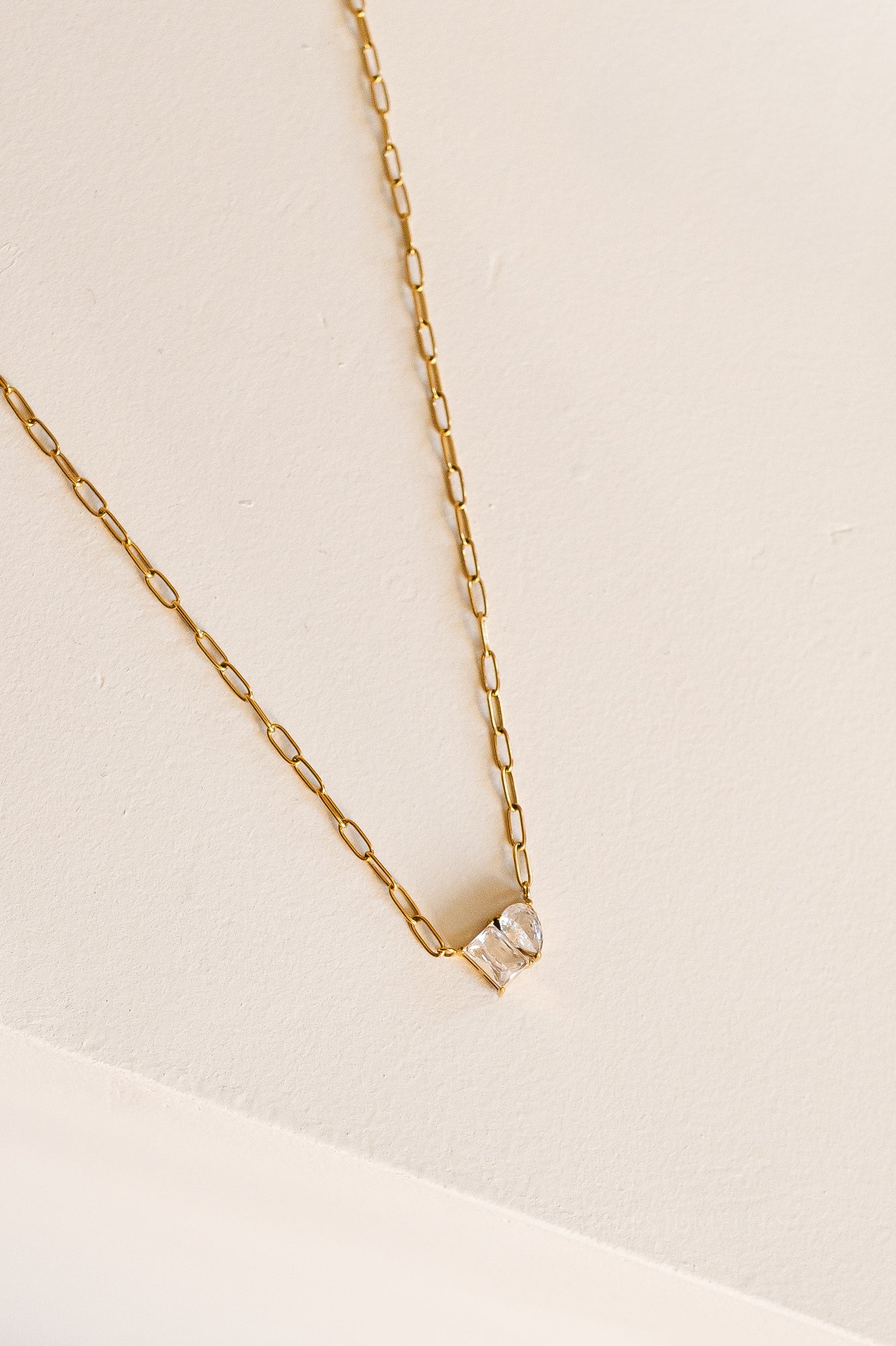 Toi et moi necklace gold