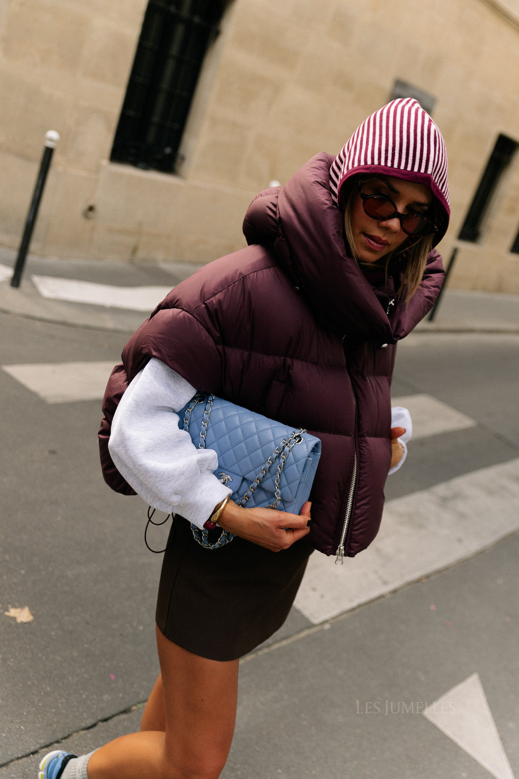 Jaclyn bodywarmer aubergine