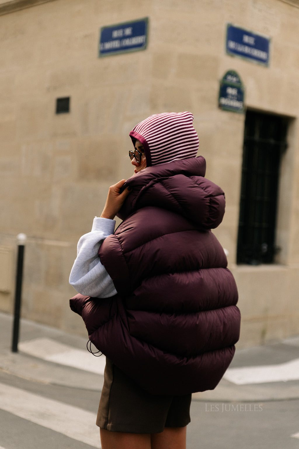 Jaclyn bodywarmer aubergine