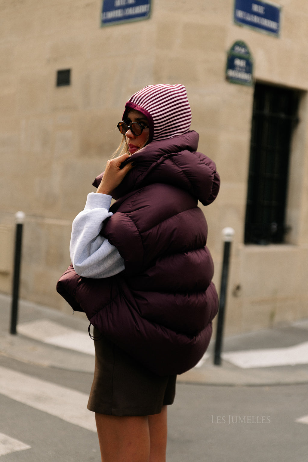 Jaclyn bodywarmer aubergine