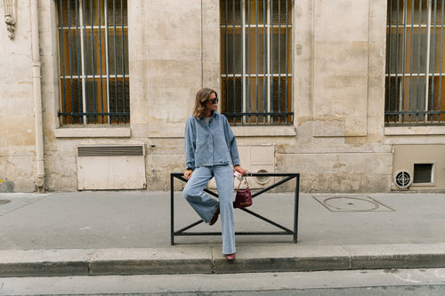 Norma pants light blue denim