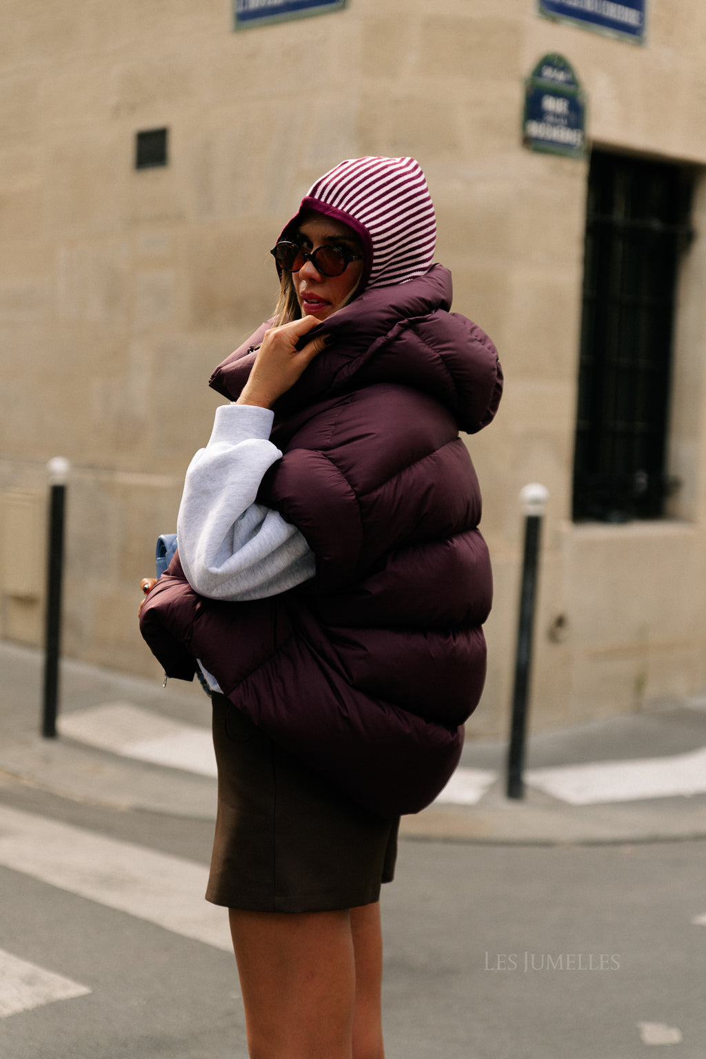 Jaclyn bodywarmer aubergine