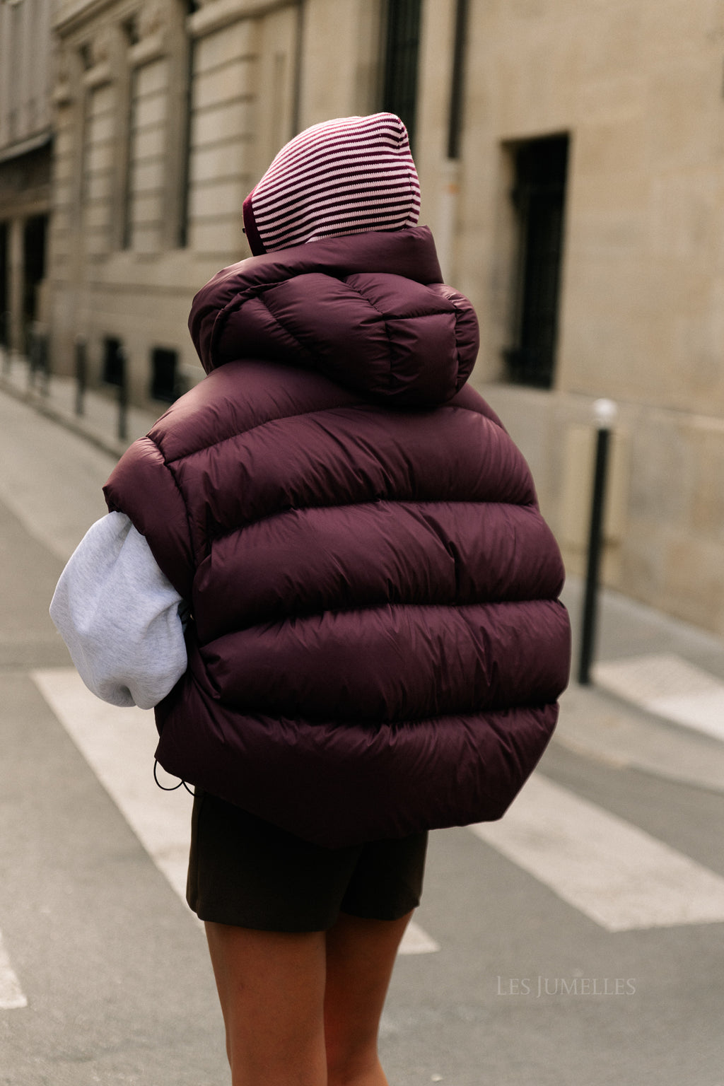 Jaclyn bodywarmer aubergine