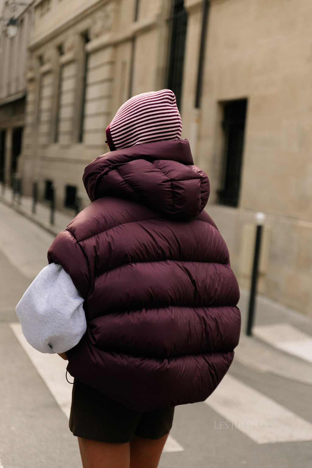 Jaclyn bodywarmer aubergine