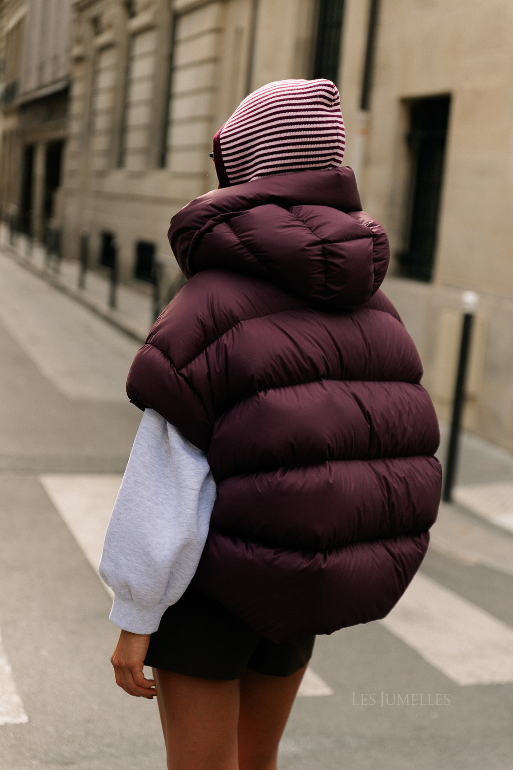Jaclyn bodywarmer aubergine