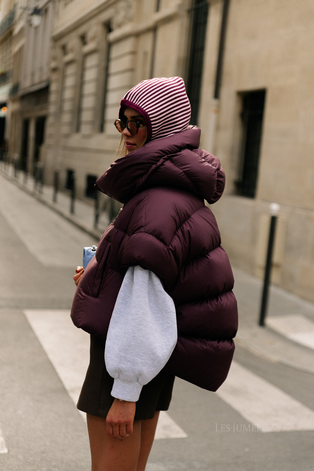 Jaclyn bodywarmer aubergine