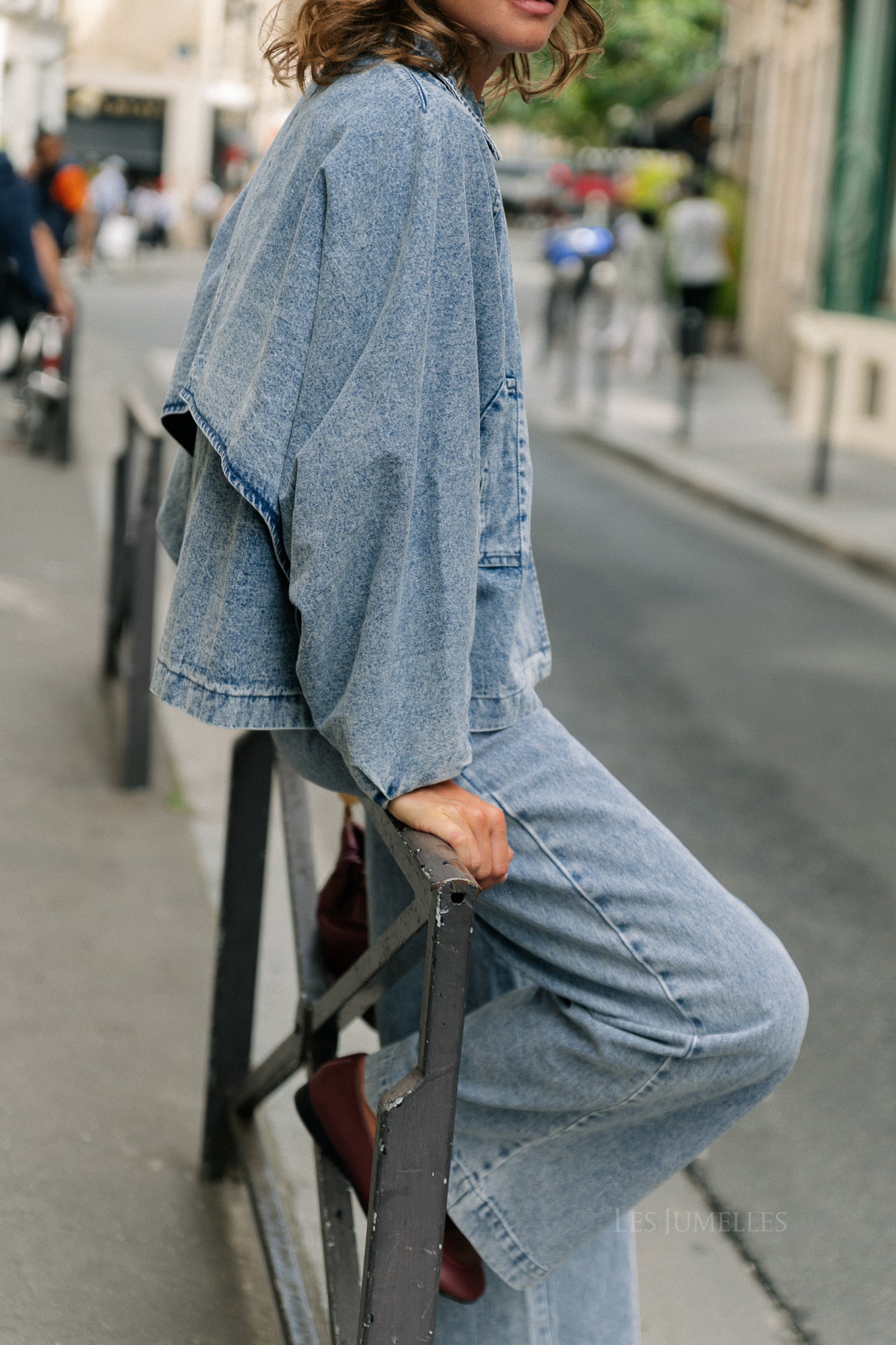 Norma pants light blue denim