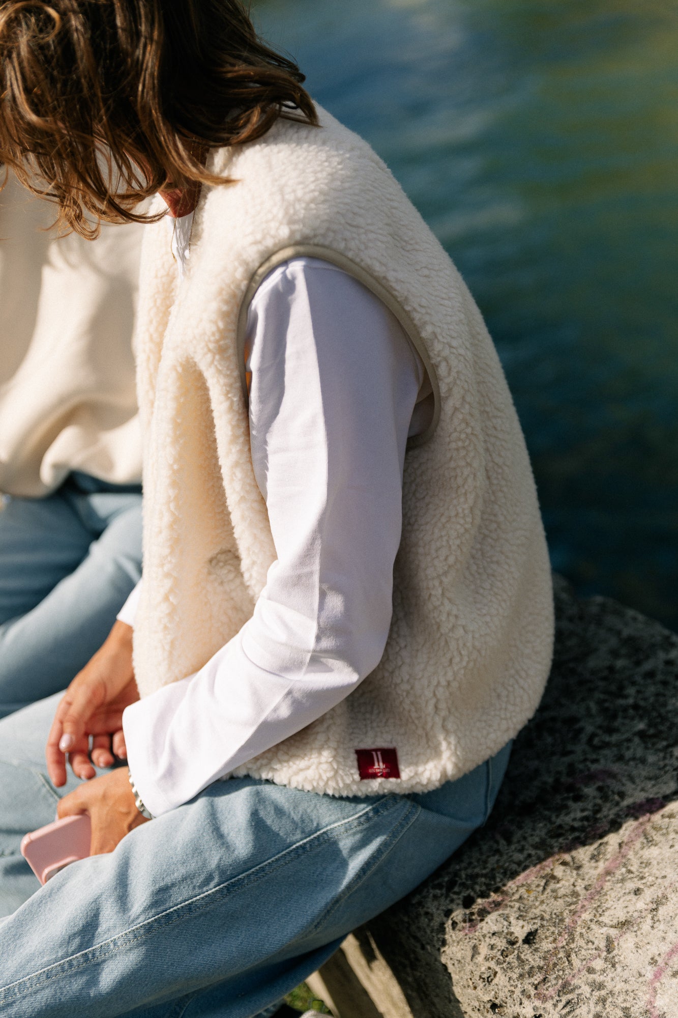 Lori waistcoat ecru
