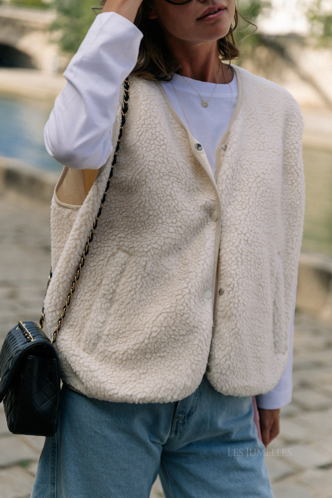 Lori waistcoat ecru