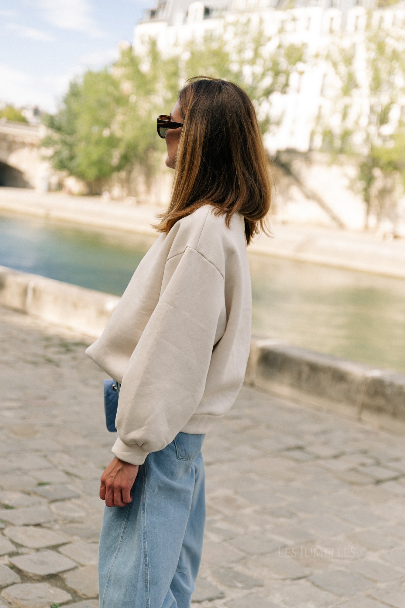 Yasmine off shoulder sweater butter