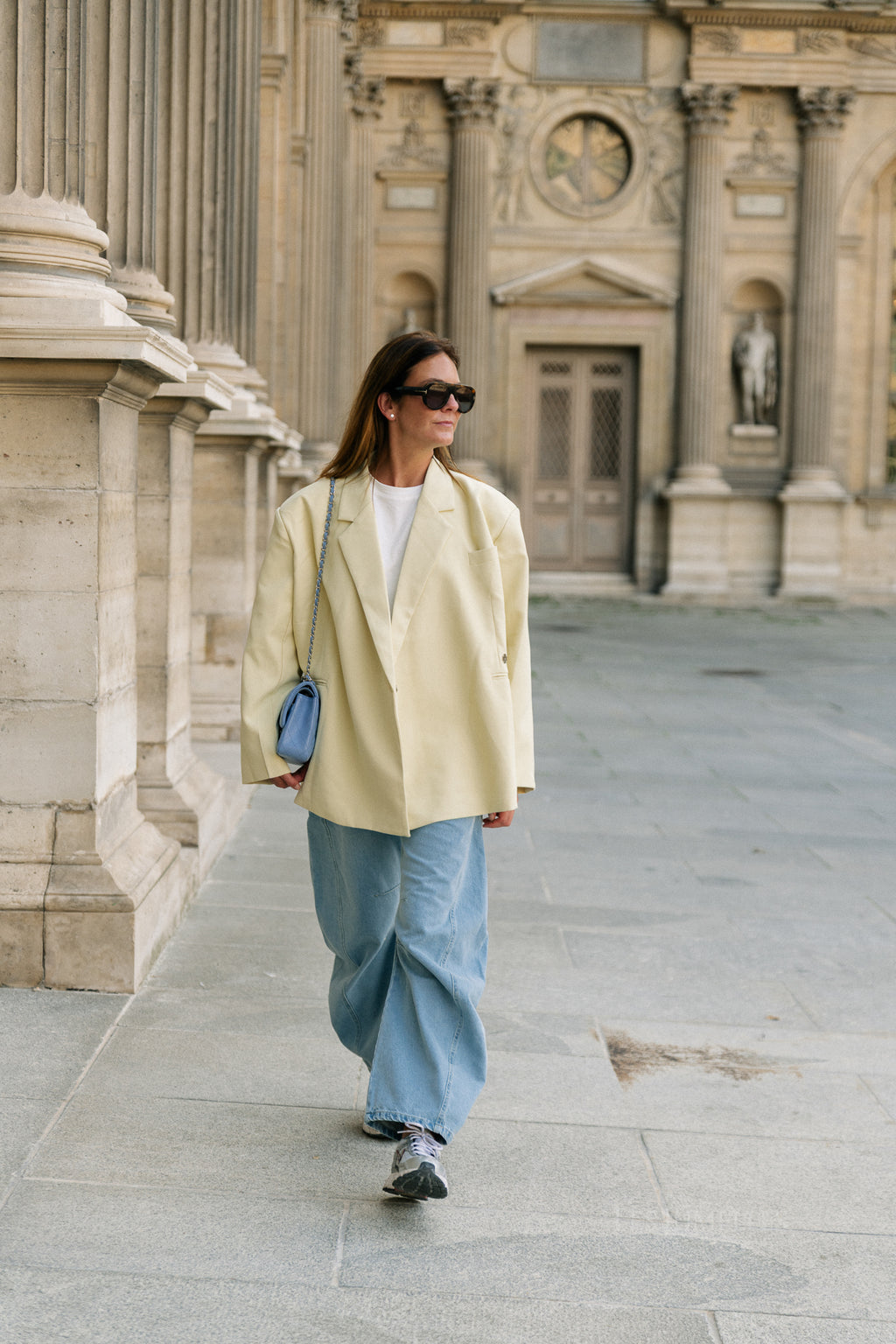 Chloe oversized blazer butter yellow