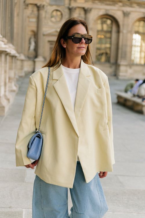 Chloe oversized blazer butter yellow