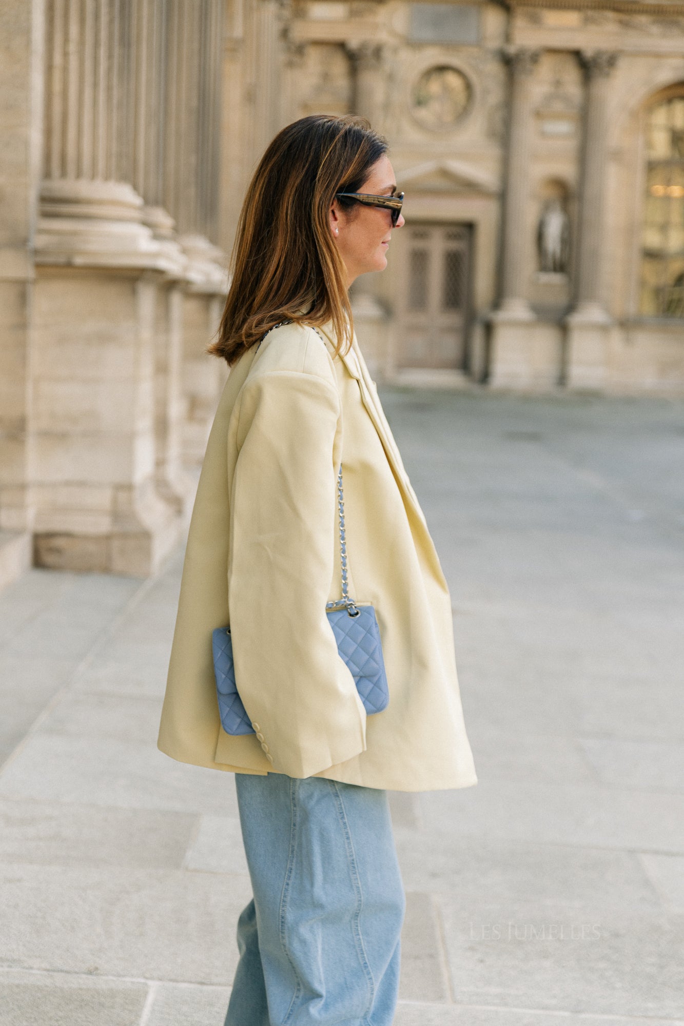 Chloe oversized blazer butter yellow