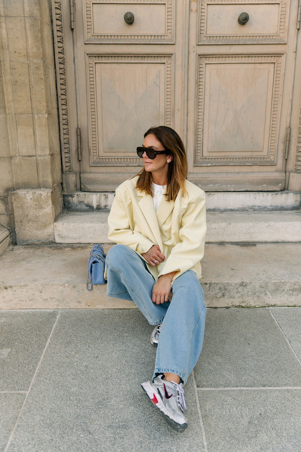 Chloe oversized blazer butter yellow