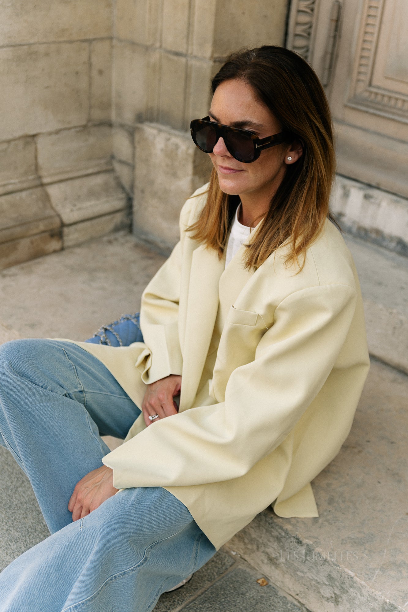 Chloe oversized blazer butter yellow