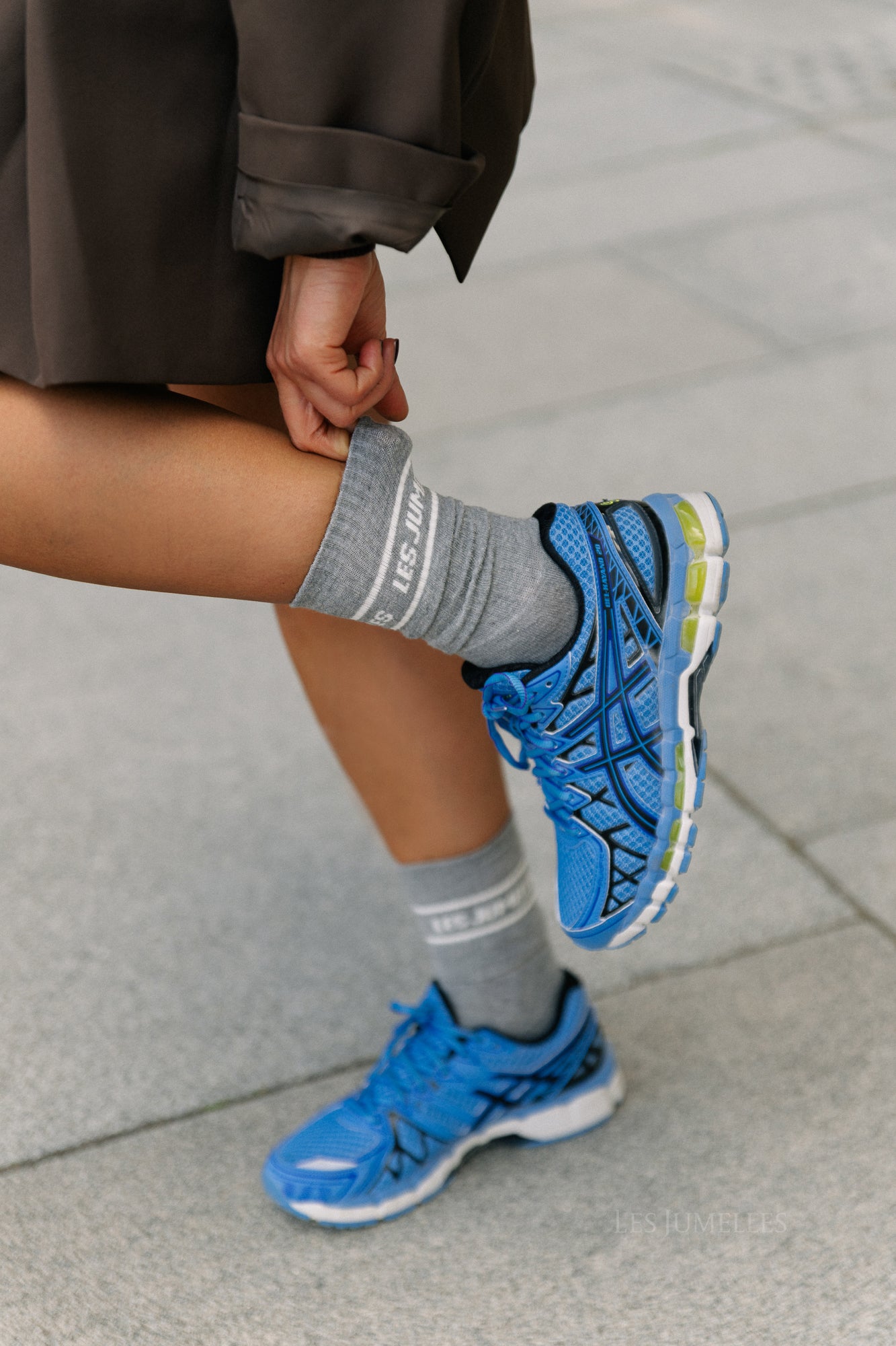 Fille à papa socks grey/ecru