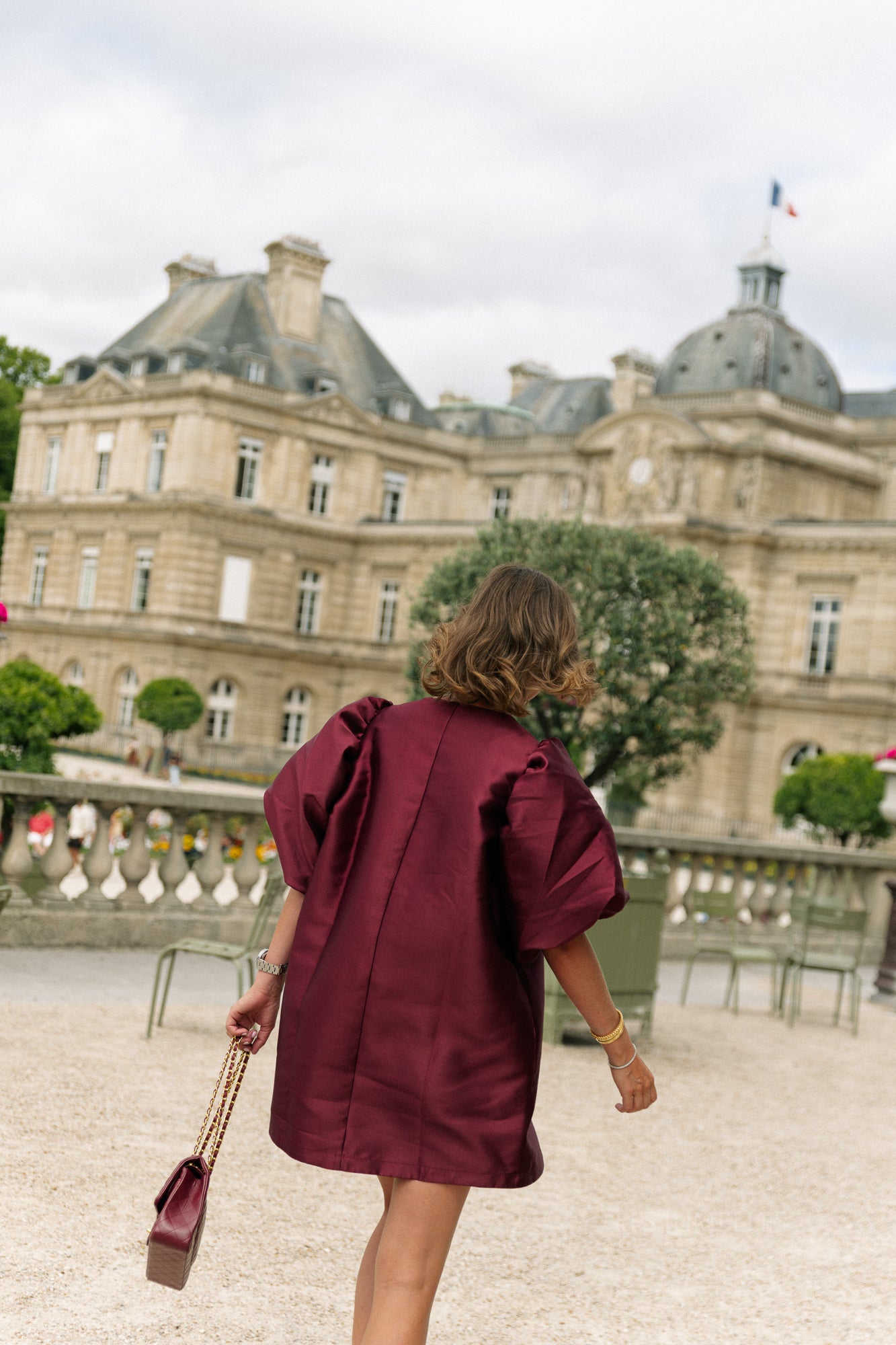 Charlotte dress burgundy