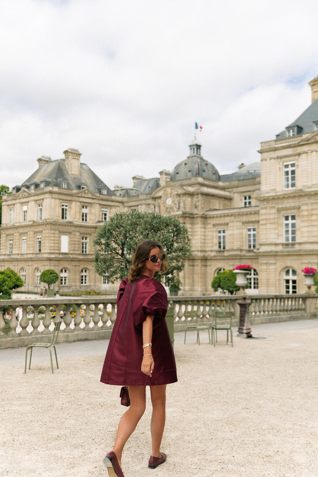 Charlotte dress burgundy