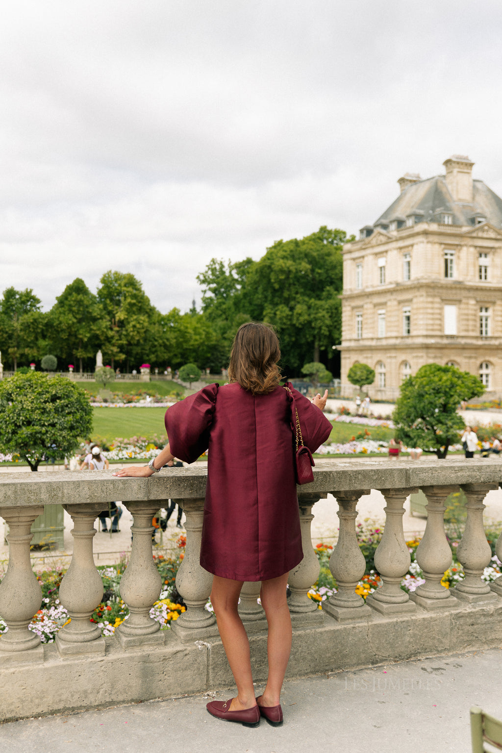 Charlotte dress burgundy