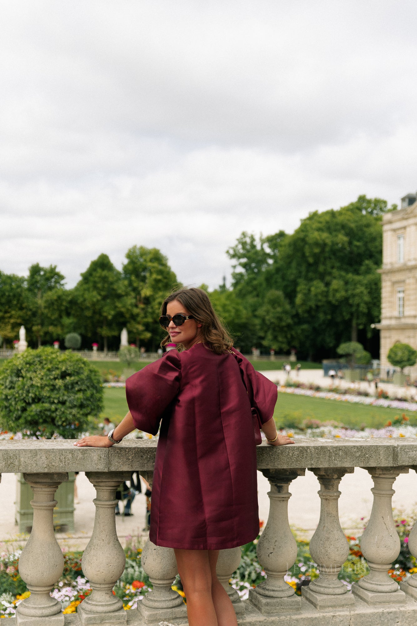 Charlotte dress burgundy