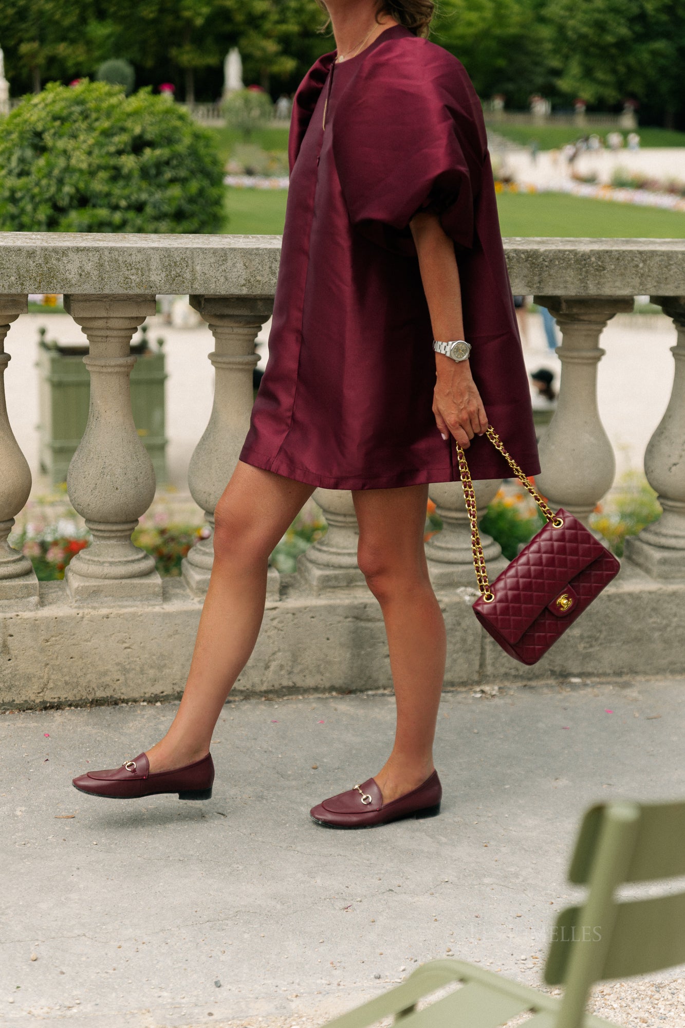 Charlotte dress burgundy