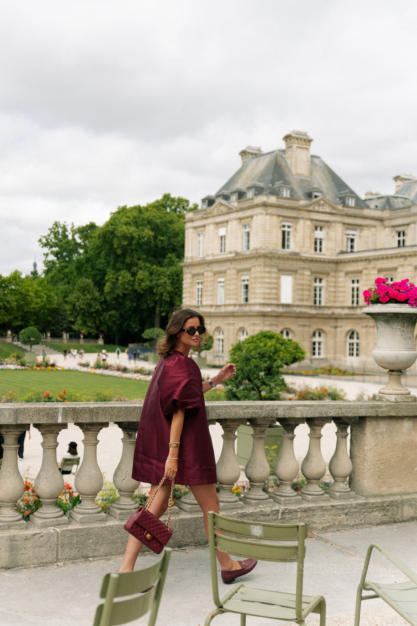 Charlotte dress burgundy