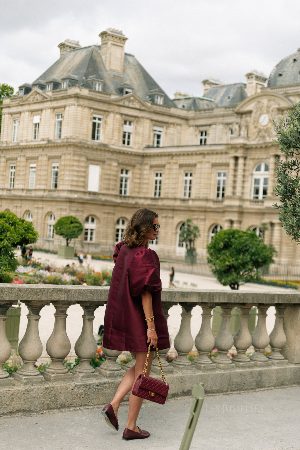 Charlotte dress burgundy