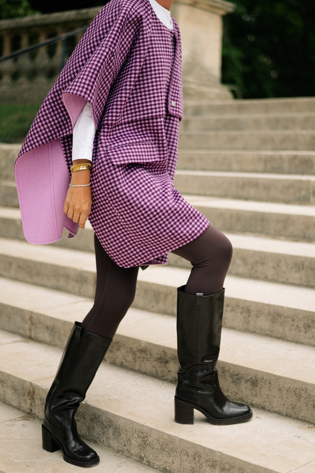 Enora cape aubergine/orchid