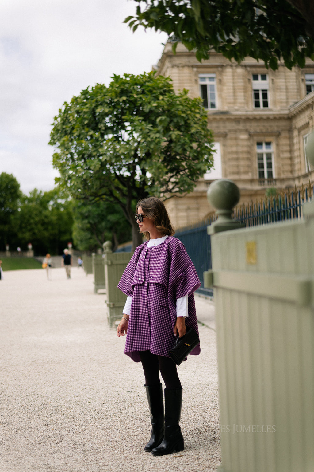 Enora cape aubergine/orchid