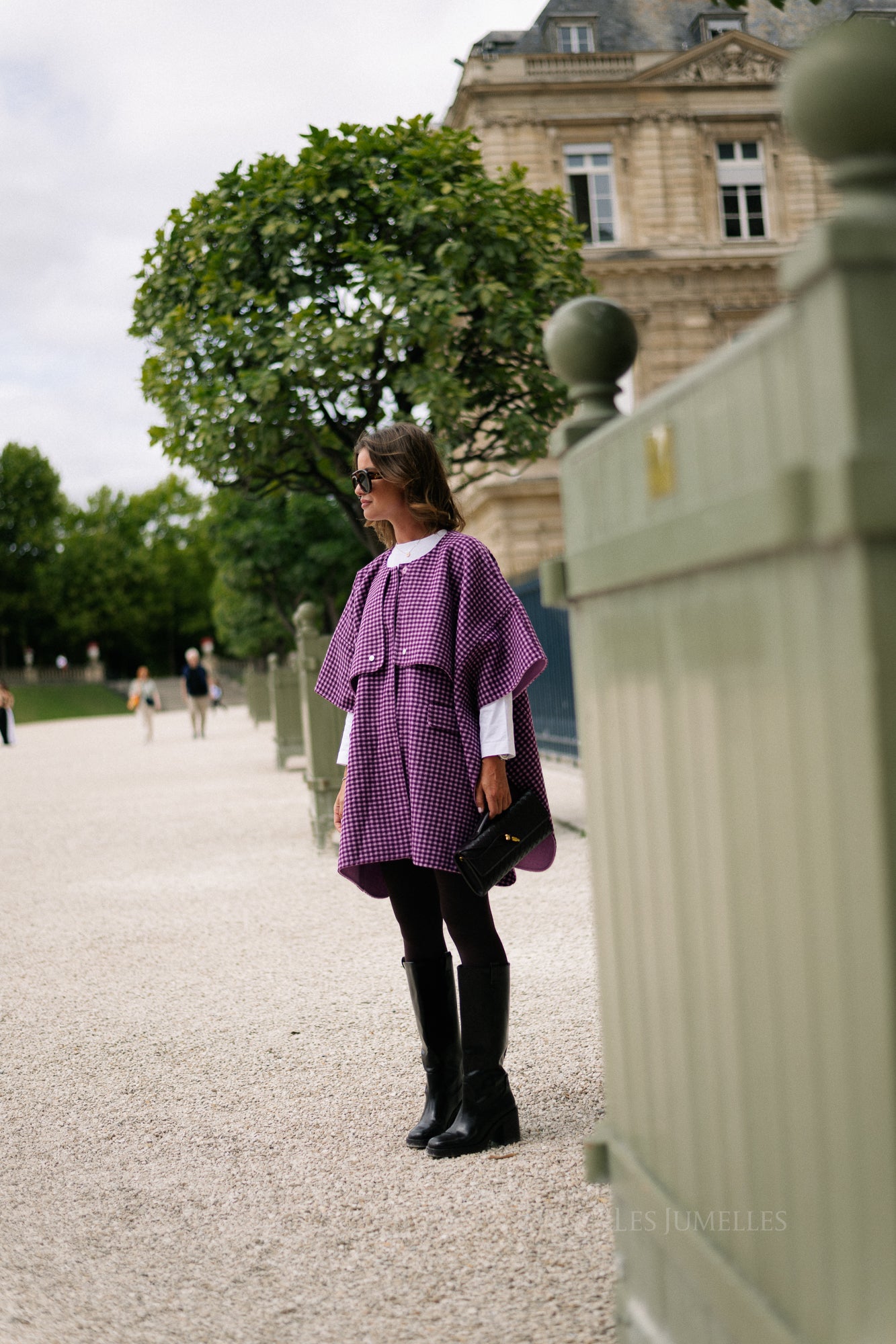 Enora cape aubergine/orchid