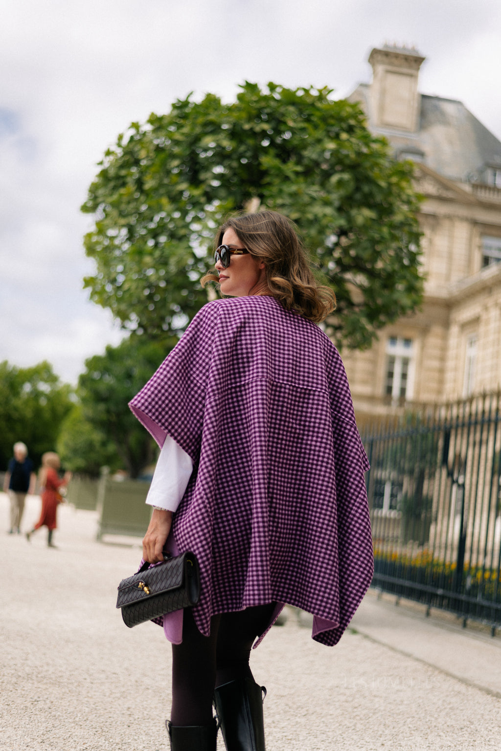 Enora cape aubergine/orchid