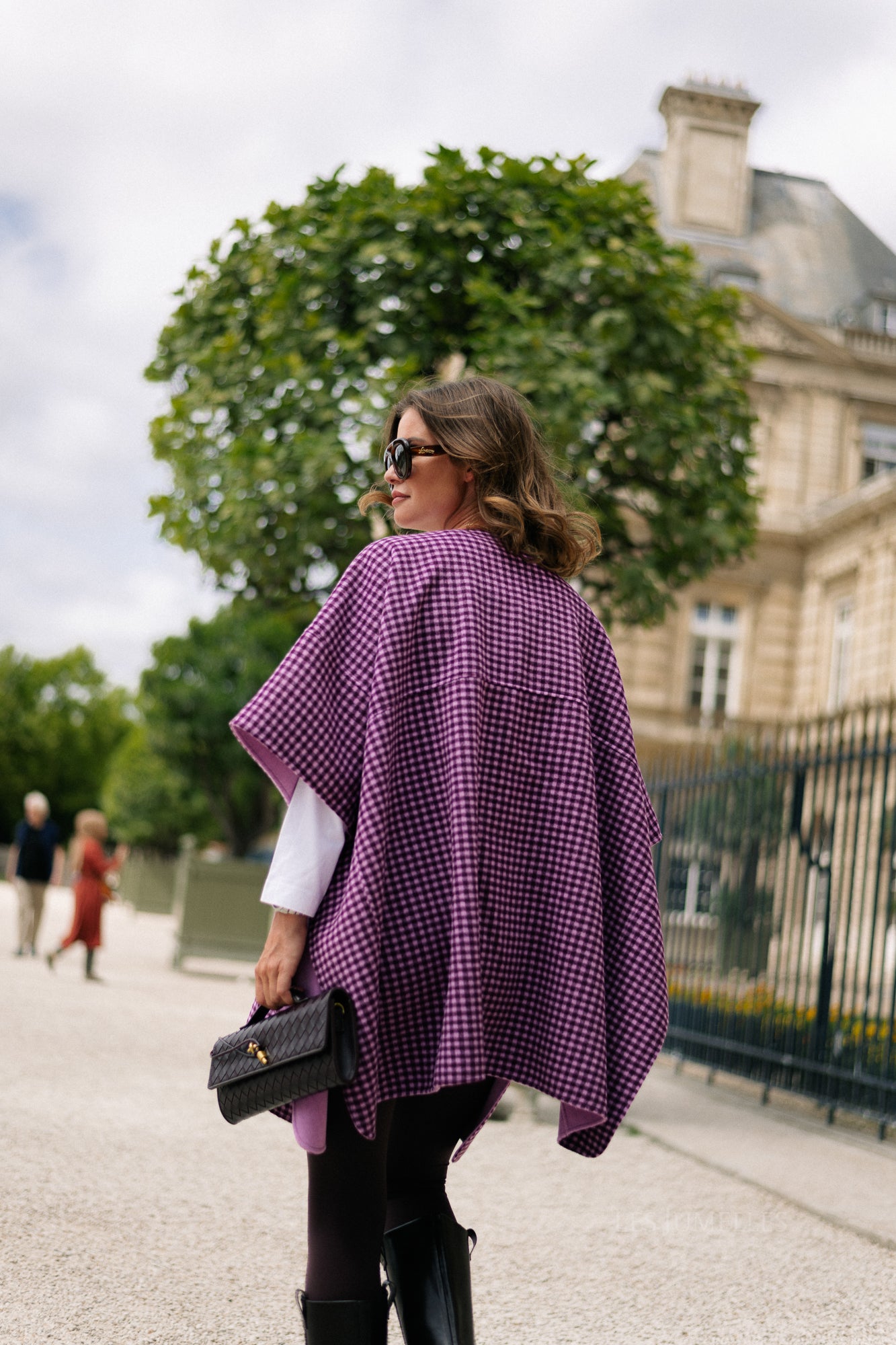 Enora cape aubergine/orchid