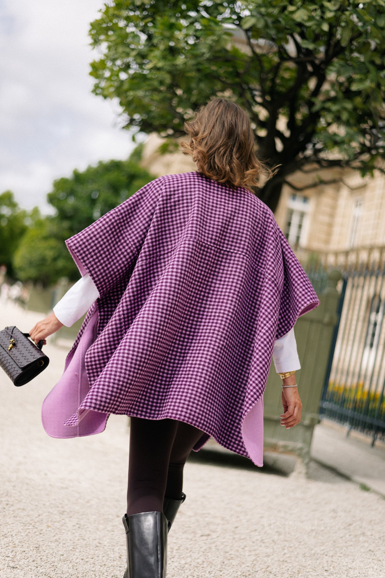 Enora cape aubergine/orchid