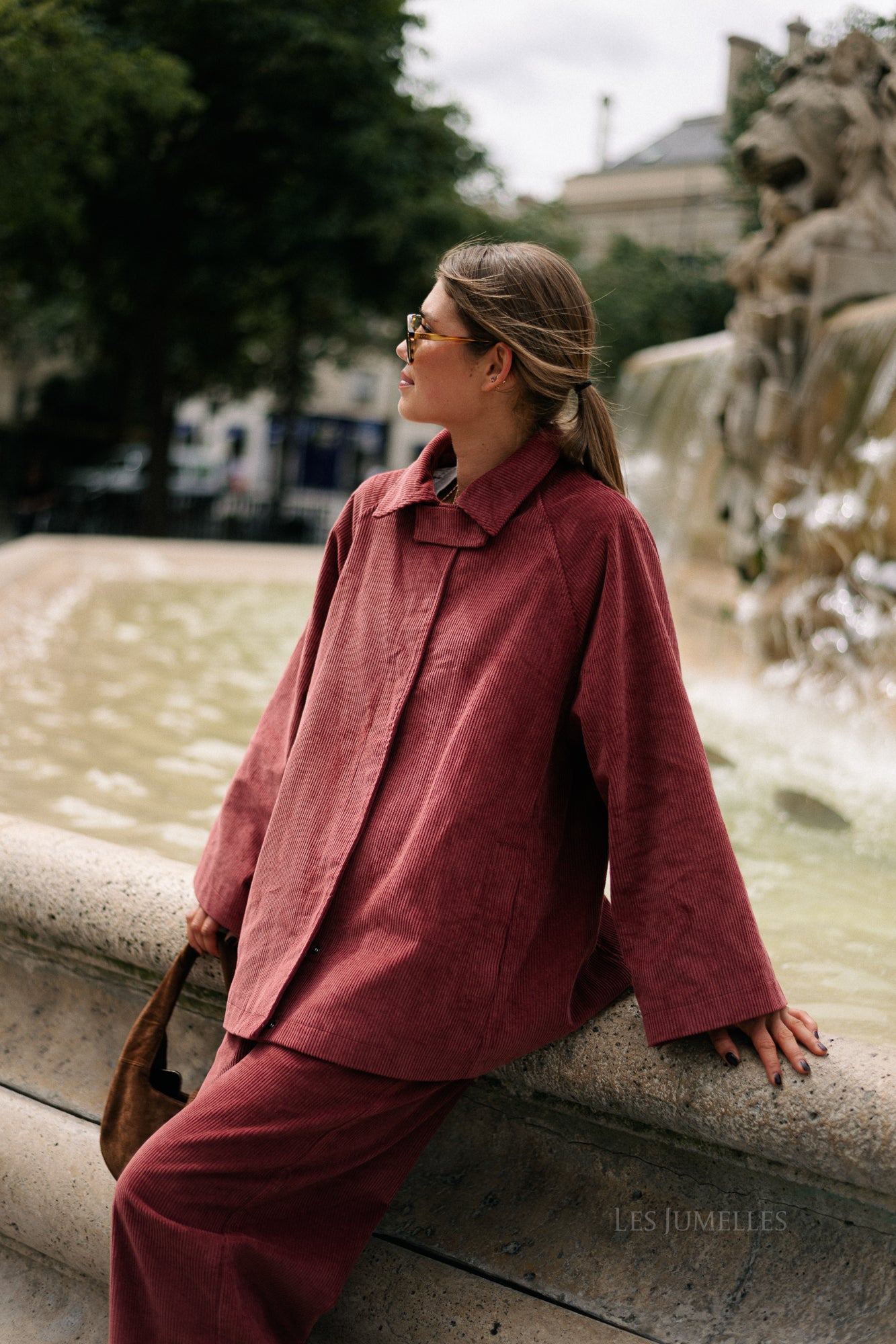 Bobbie jacket brick
