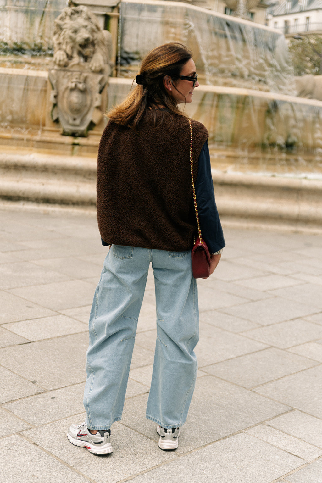 Lori vest chocoladebruin