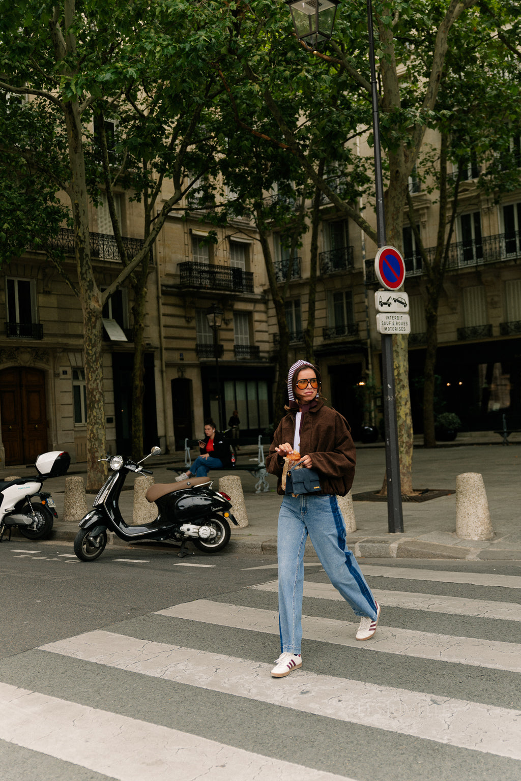 Aurora suede jacket dark brown