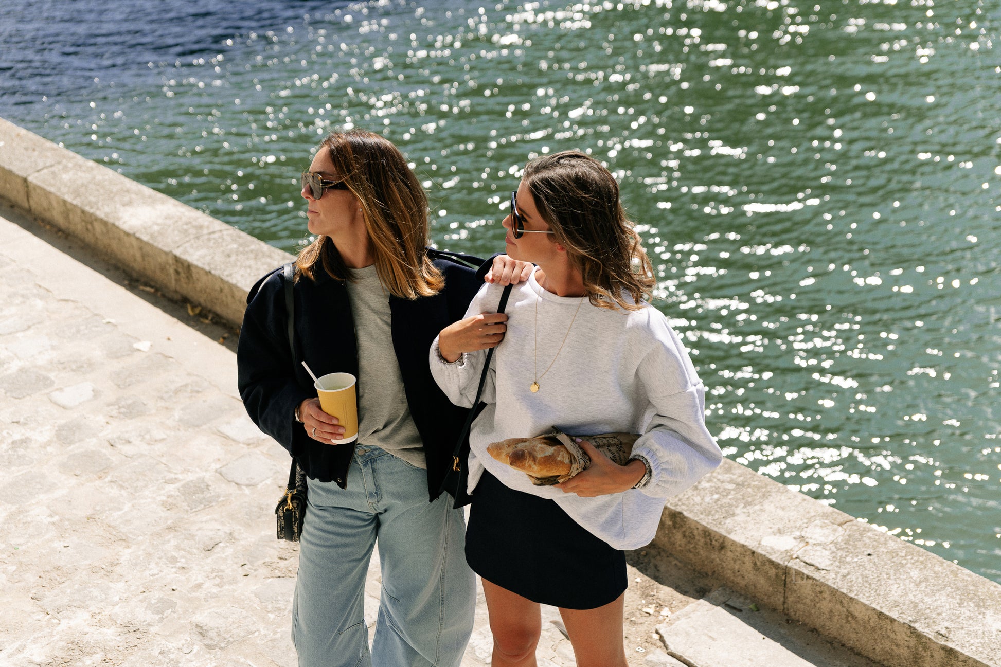 Aurora suede jacket navy