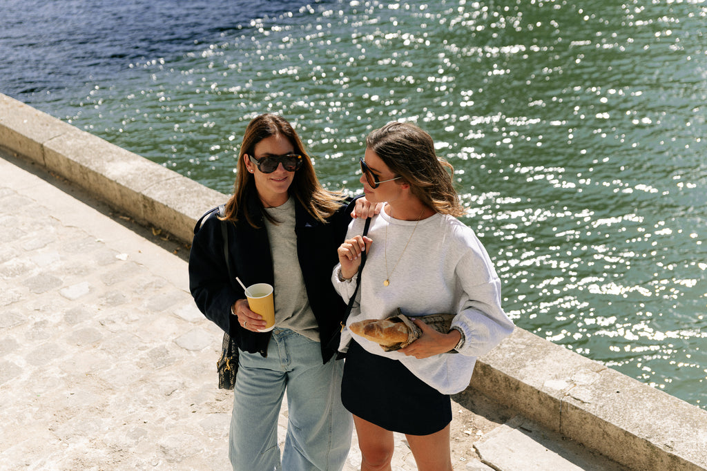 Aurora suede jacket navy