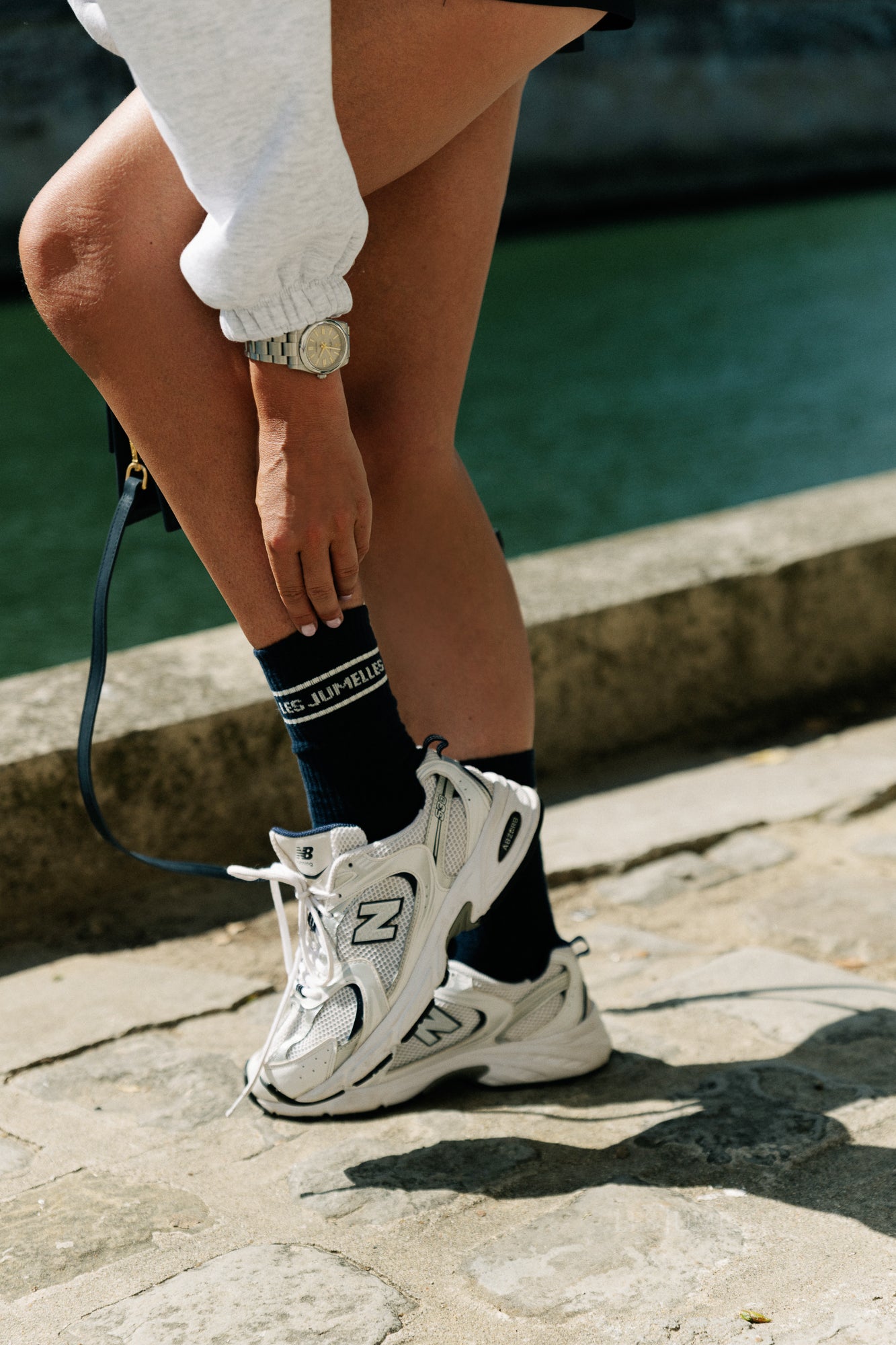 Fille à papa socks navy/ecru