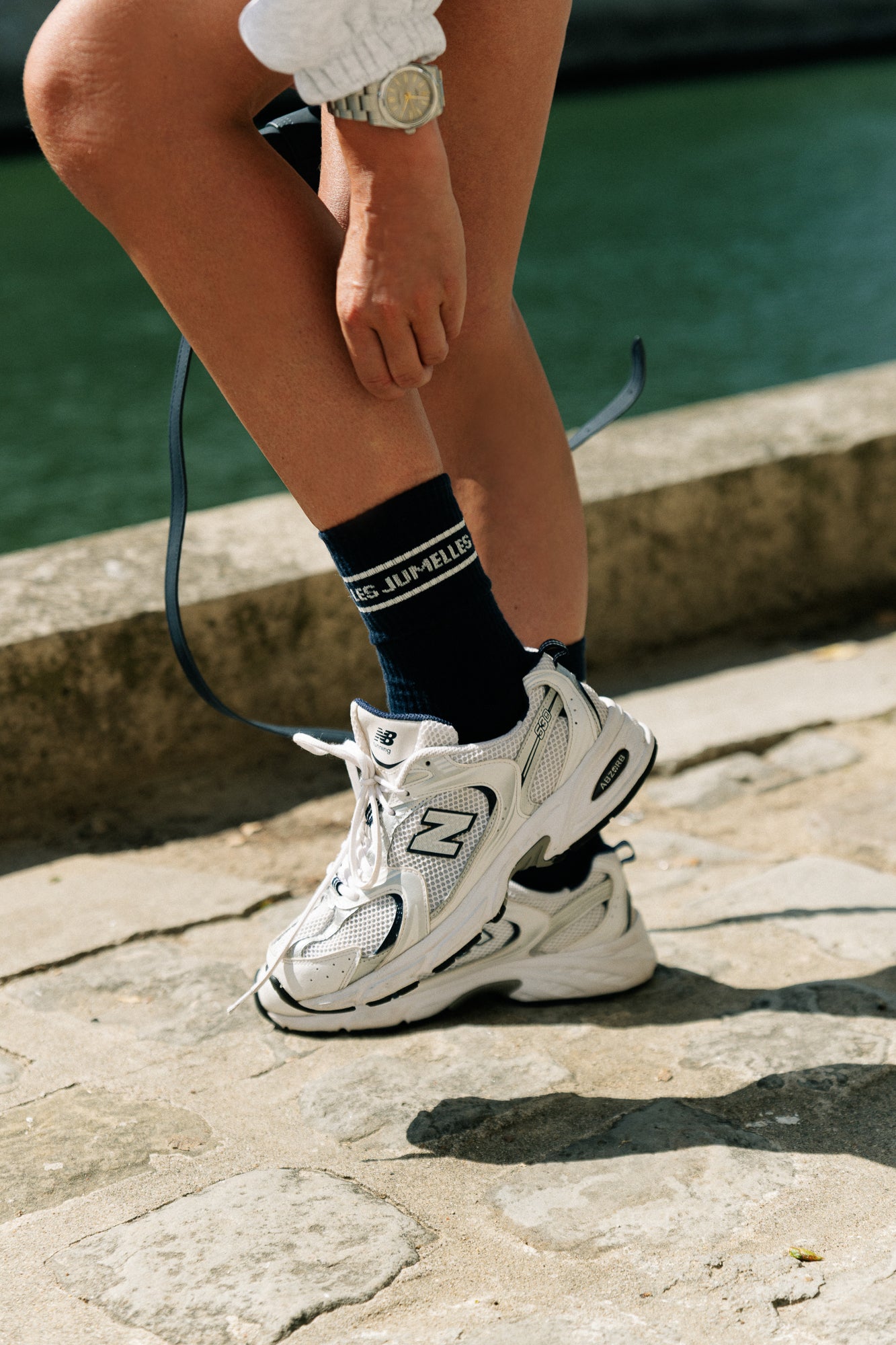 Fille à papa socks navy/ecru