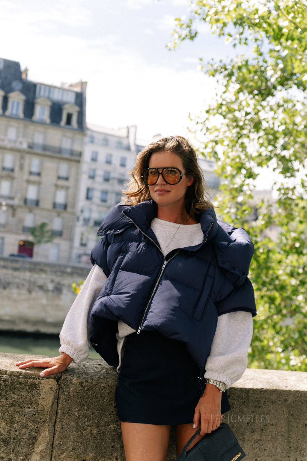Jaclyn bodywarmer navy
