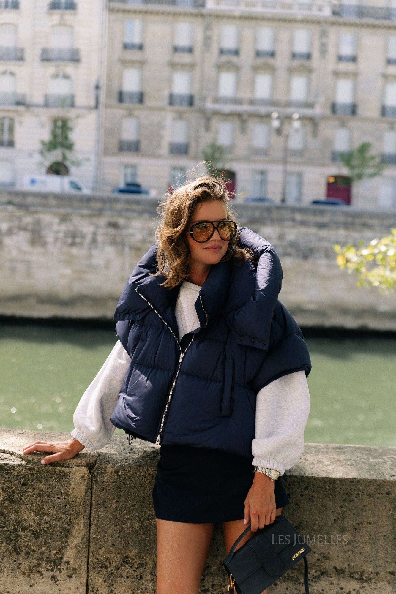 Jaclyn bodywarmer navy