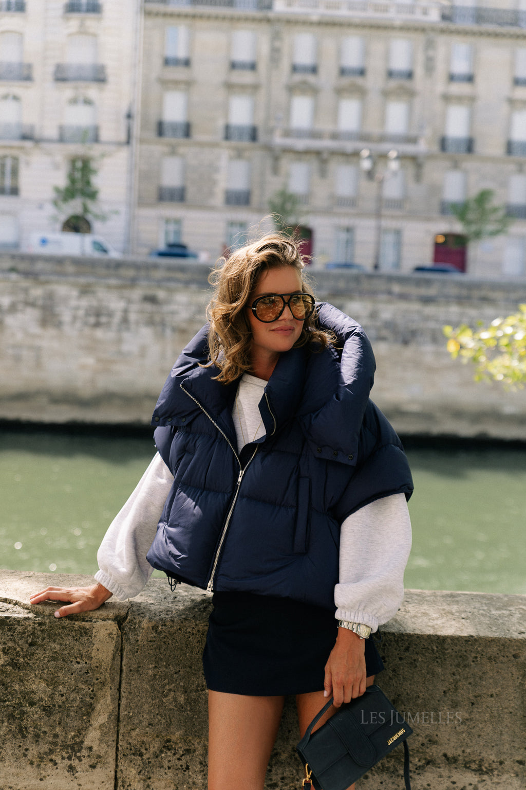 Jaclyn bodywarmer navy