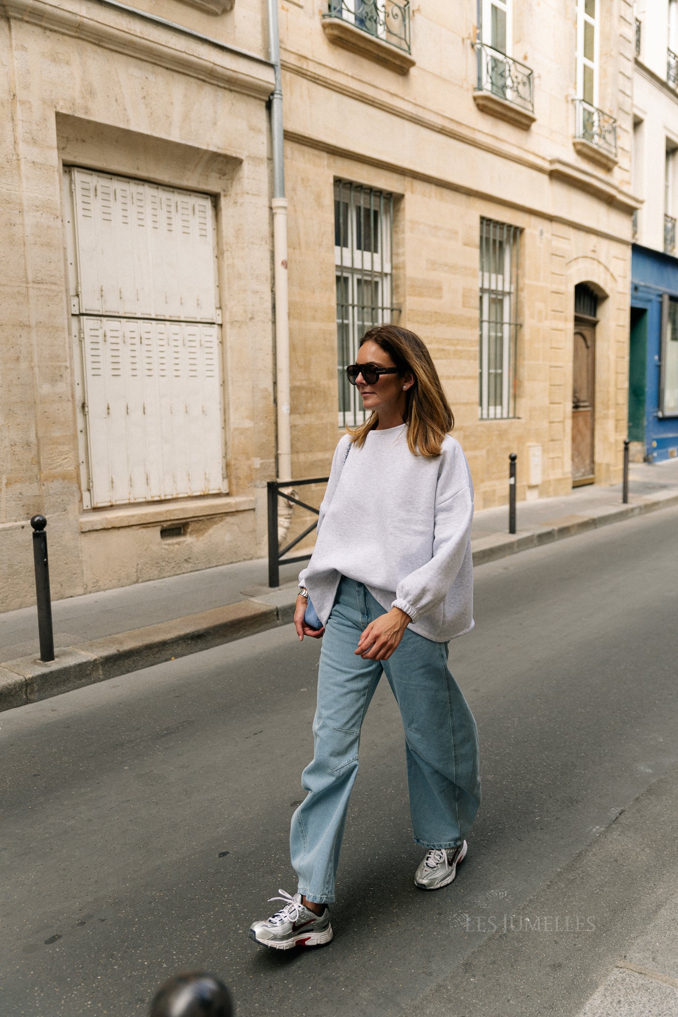 'Bisou' sweater light grey