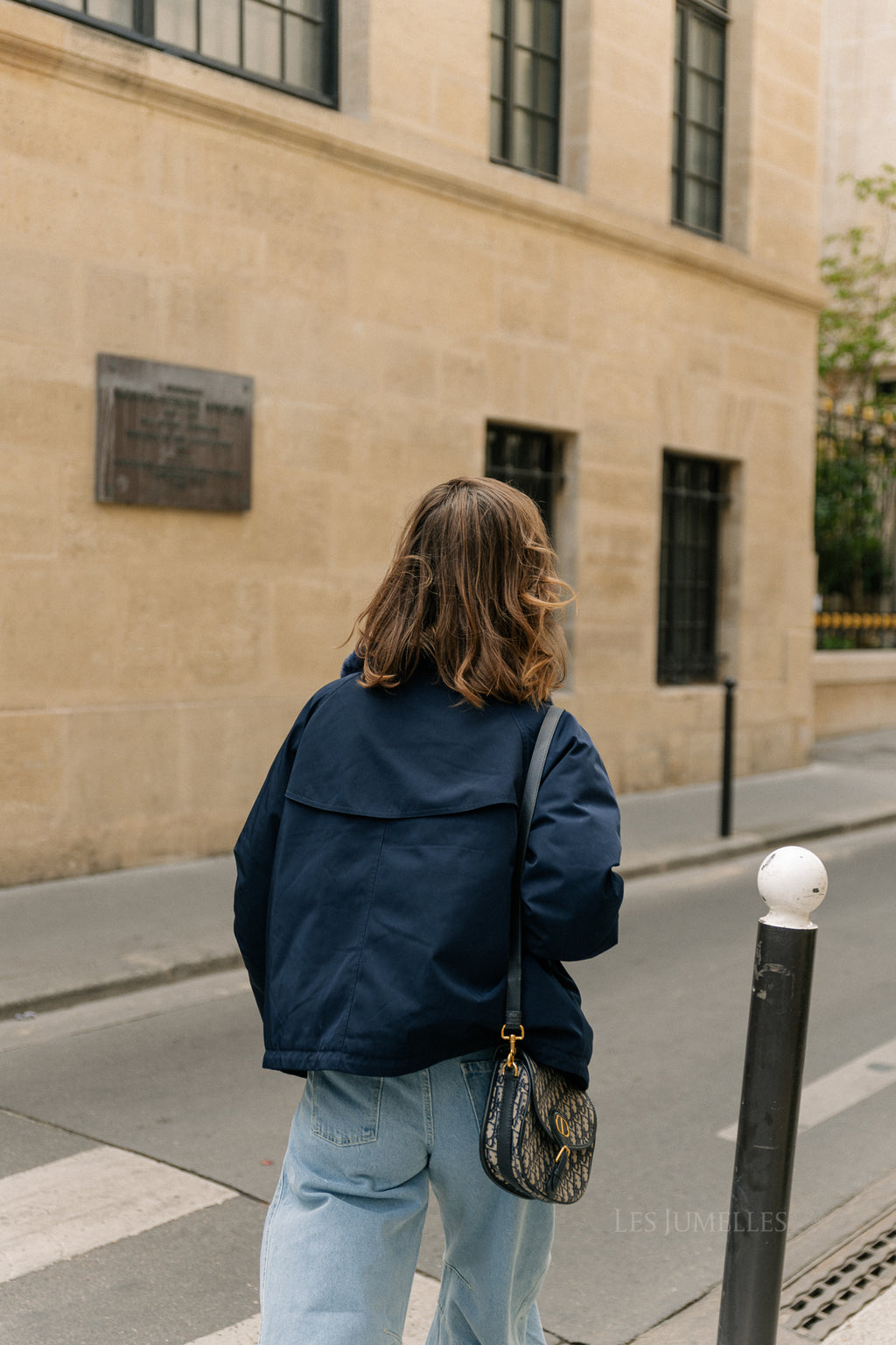 Laurie aviator jacket navy