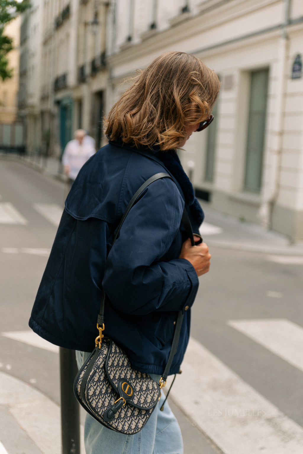 Laurie aviator jacket navy